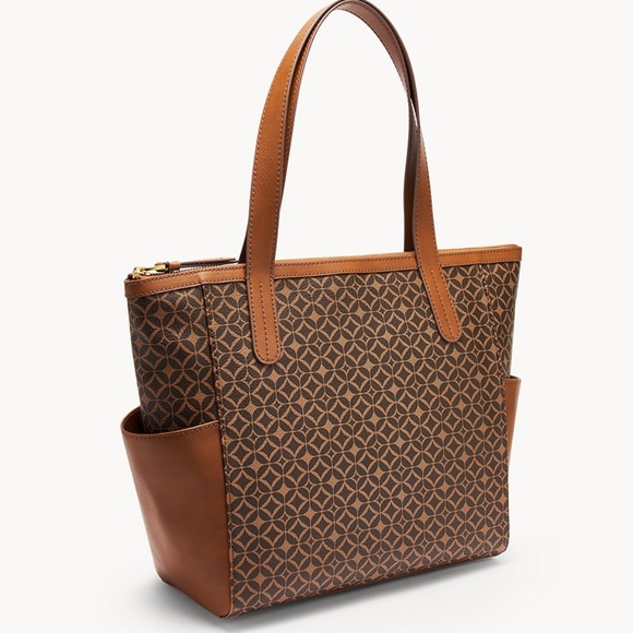 Fossil Mimi Leather Shopper Bag - Picture 1 of 9